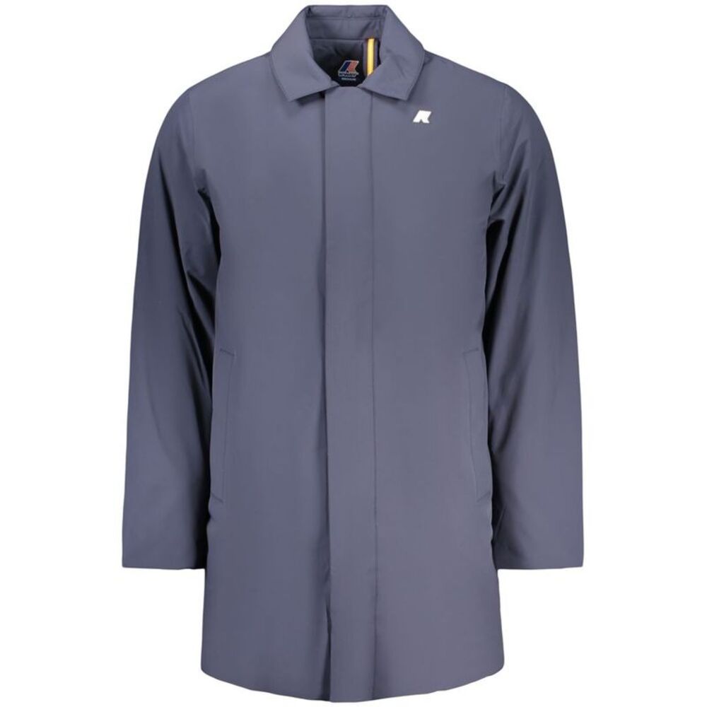 K-WAY Blue Polyamide Men's Men's Jacket